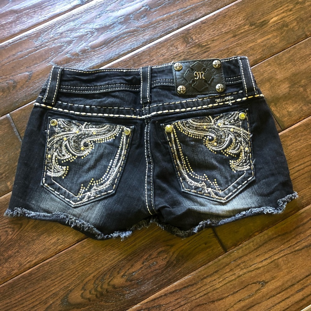 Womens “ Miss Me” Denim Shorts